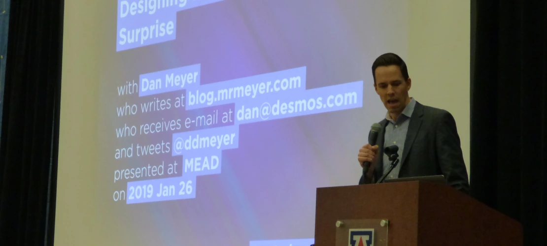 MEAD 2019 Keynote Speaker Dan Meyer