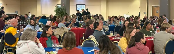 wide shot of the MEAD 2023 banquet