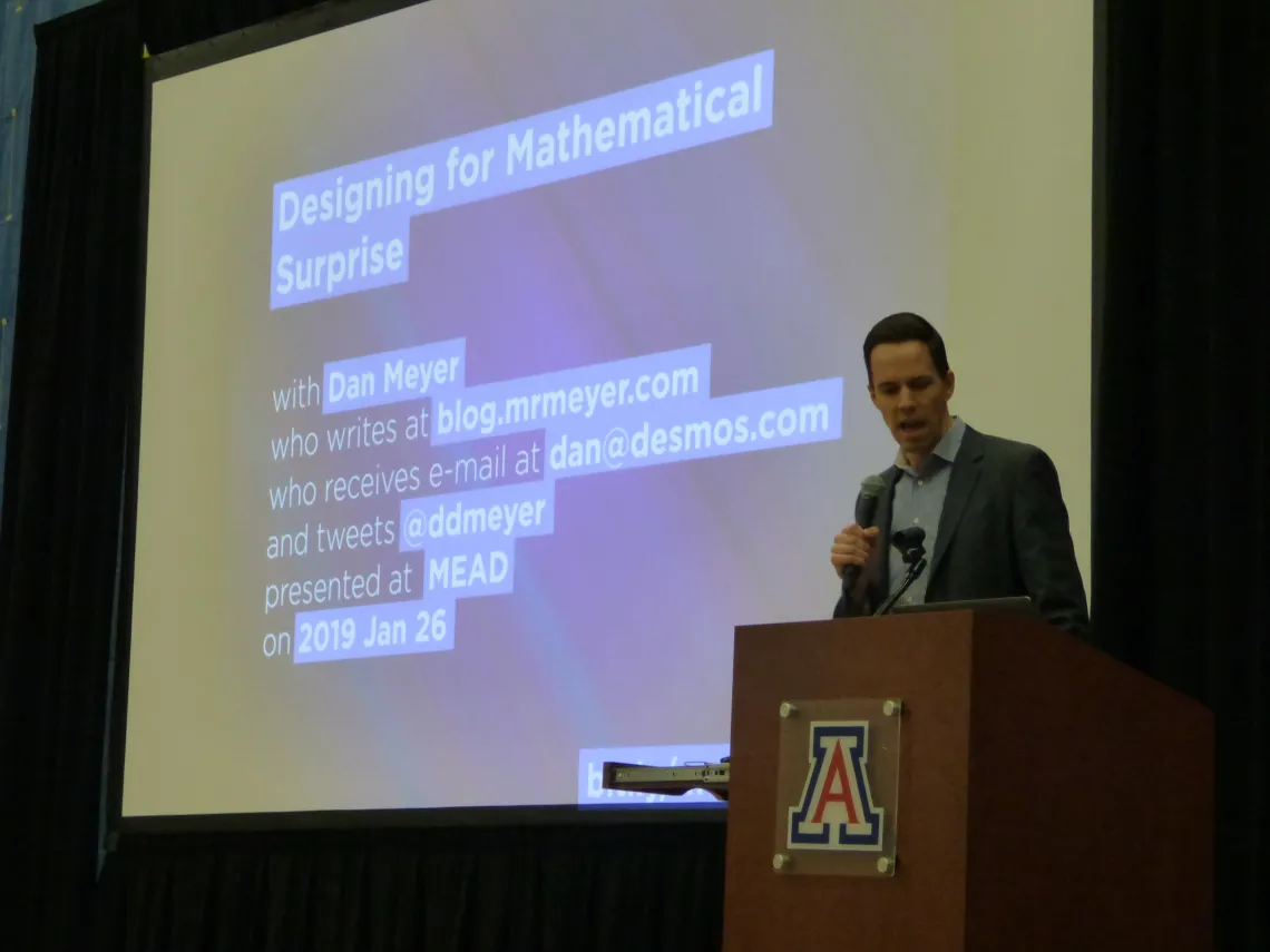 MEAD 2019 Keynote Speaker Dan Meyer