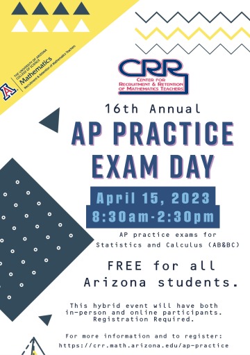 CRR AP Practice Exam Day 2023 Flyer